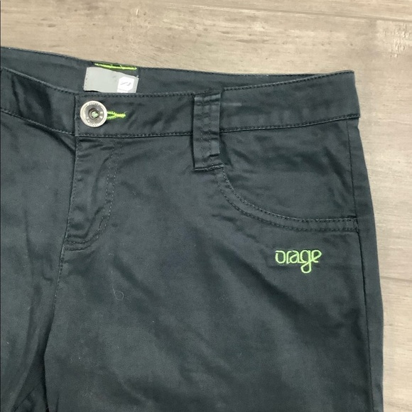 Women's Orage 5 S Small Shorts Black Bermuda Chino Khakis Stretch Skateboard - Picture 6 of 10